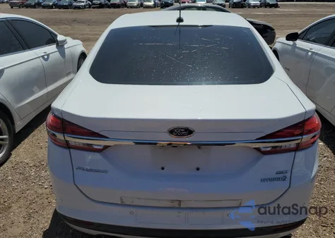 2018 Ford Fusion Se Hybrid z USA, uszkodzony, nr VIN 3FA6P0LU2JR118885